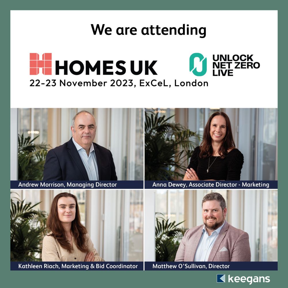 We are attending the HOMES UK and Unlock Net Zero Live conference