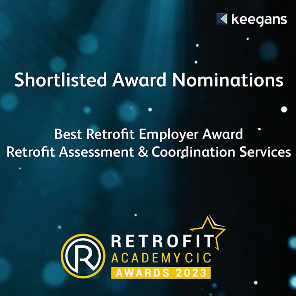 Keegans Have Been Shortlisted for the The Retrofit Academy Awards 2023